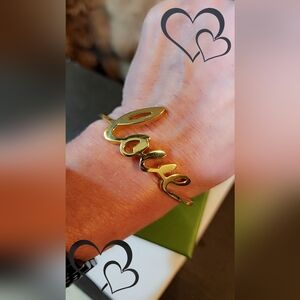 Kate Spade LOVE Gold Bangle Bracelet